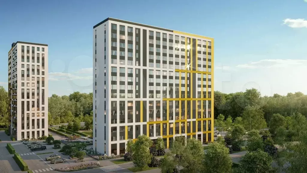 Квартира-студия, 27,6 м, 10/14 эт. - Фото 1