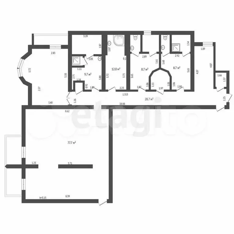 Продам помещение свободного назначения, 206.7 м - Фото 0