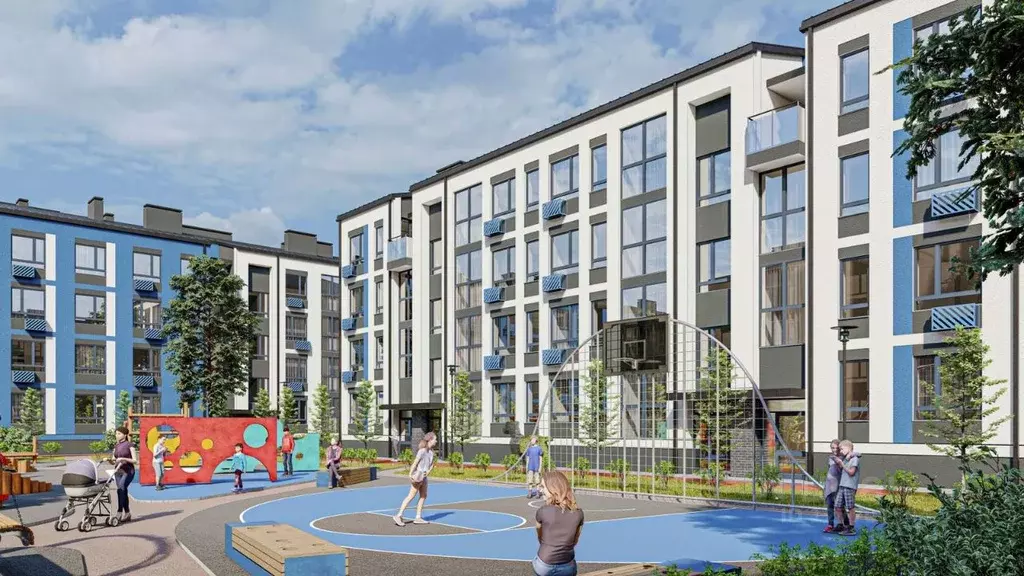 2-к кв. Калининградская область, Зеленоградск  (51.91 м) - Фото 1