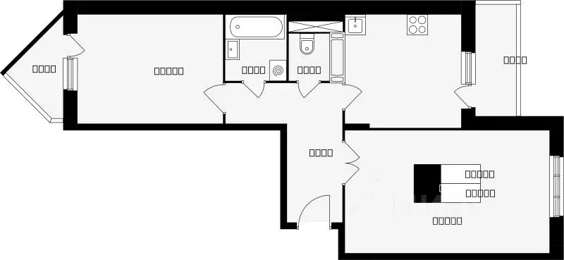 2-к кв. Московская область, Подольск Климовск мкр, ул. Школьная, 41 ... - Фото 1