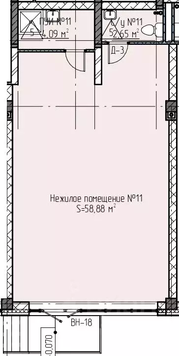 Помещение свободного назначения в Татарстан, Нижнекамск ул. Баки ... - Фото 2