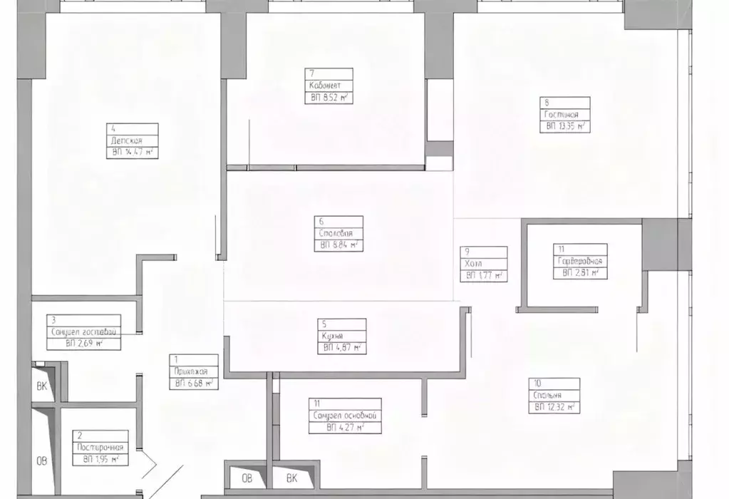 4-к кв. Москва Мичуринский просп., 56 (83.9 м) - Фото 2