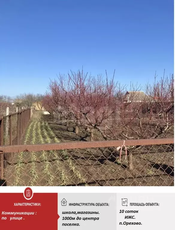 Участок в Крым, Сакский район, с. Орехово ул. Северная (10.0 сот.) - Фото 2