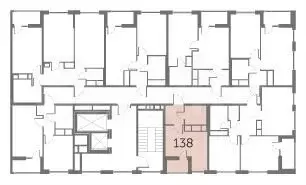 Квартира-студия, 27,4 м, 2/10 эт. - Фото 1