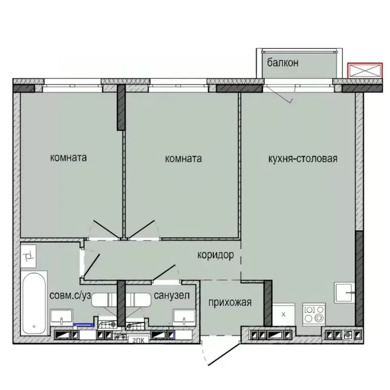 2-к кв. Удмуртия, Ижевск Культбаза жилрайон, 8-й мкр, Ежевика жилой ... - Фото 0