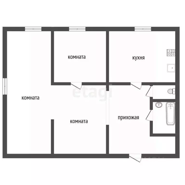 Дом в Воронежская область, Воронеж Южная ул., 4 (98 м) - Фото 2