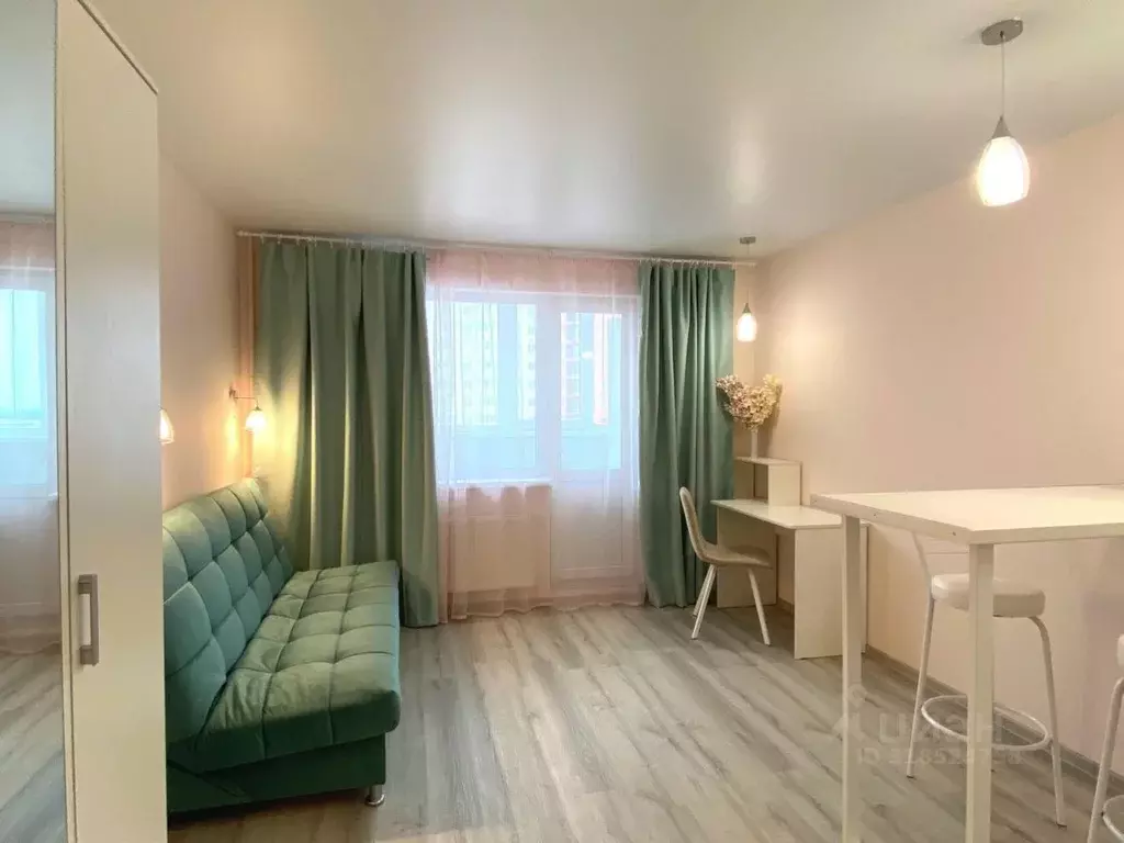 Студия Санкт-Петербург пос. Шушары, ул. Валдайская, 6к2 (26.0 м) - Фото 1