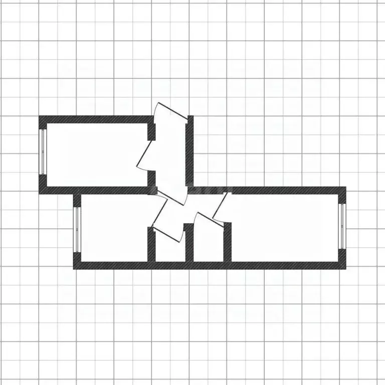 2-к кв. Курская область, Курск Аэродромная ул., 9 (47.4 м) - Фото 1