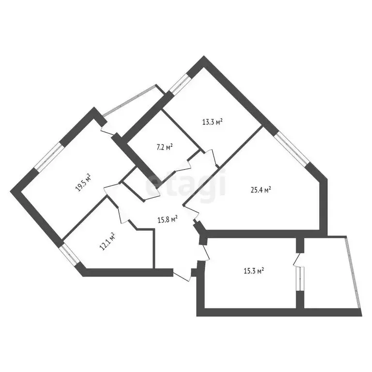 4-комнатная квартира: Обнинск, Белкинская улица, 21 (110.4 м) - Фото 0