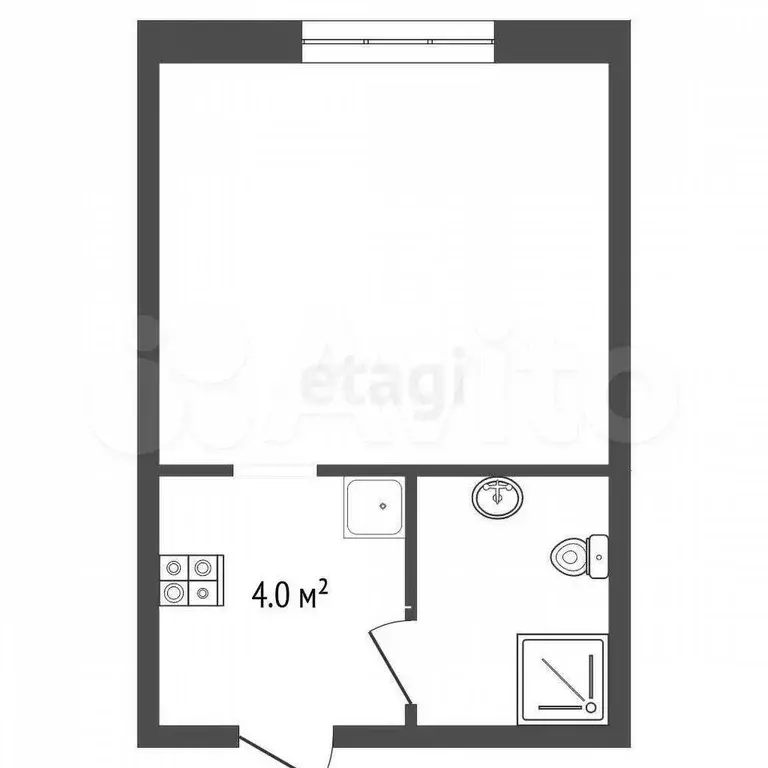 Квартира-студия, 22,8 м, 4/5 эт. - Фото 0