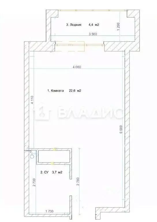 Квартира, студия, 30 м - Фото 2