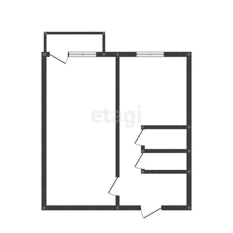 1-комнатная квартира: Иркутск, улица Лермонтова, 269А (30 м) - Фото 1