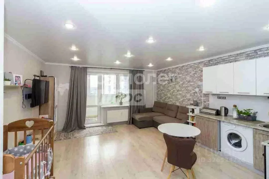 Студия Тюменская область, Тюмень Интернациональная ул., 199к2 (31.5 м) - Фото 1