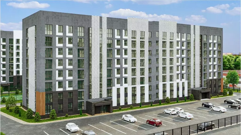 1-к. квартира, 40,8 м, 8/8 эт. - Фото 0