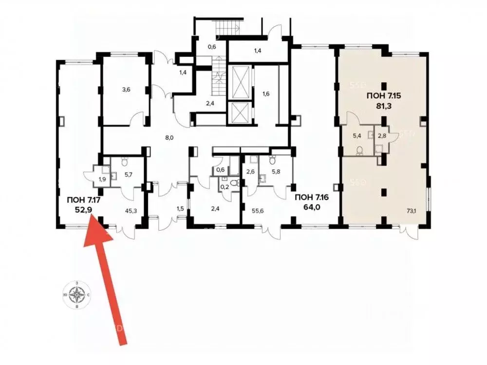 Торговая площадь в Москва Ленинградское ш., 228к6 (53 м) - Фото 2