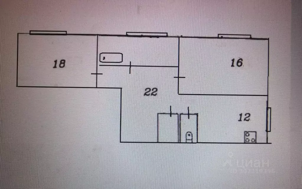 2-к кв. санкт-петербург ул. есенина, 1к2 (80.0 м) - Фото 0