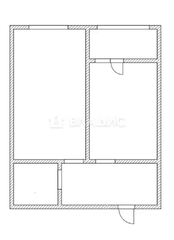 1-к кв. Калининградская область, Калининград ул. Кипарисовая, 4 (44.6 ... - Фото 1