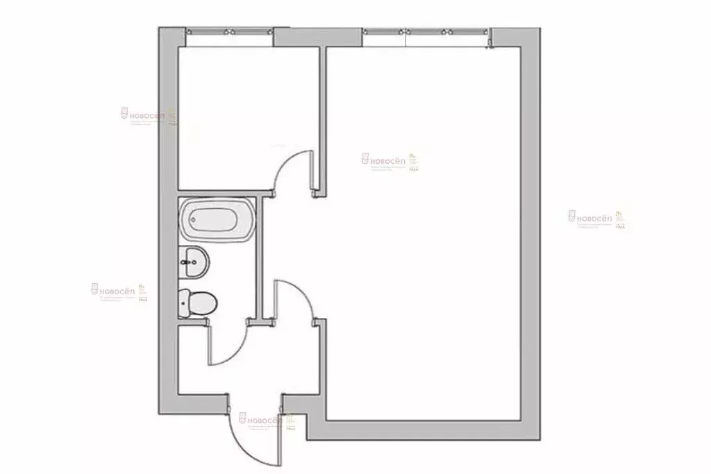 1-комнатная квартира: Екатеринбург, Таганская улица, 9 (31 м) - Фото 0