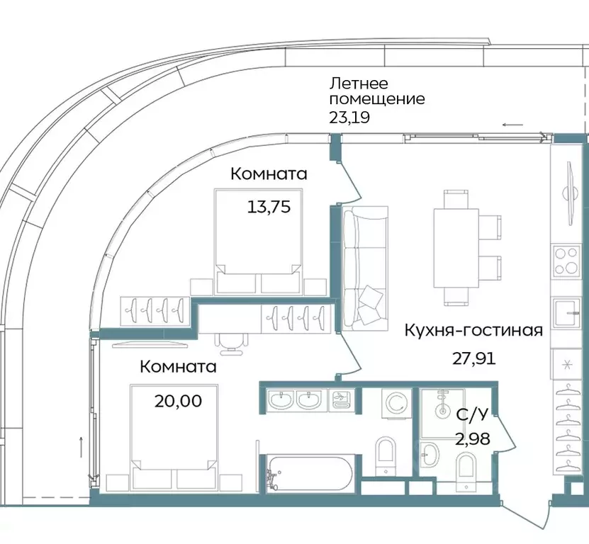 3-к кв. Крым, Саки ул. Морская (87.83 м) - Фото 1