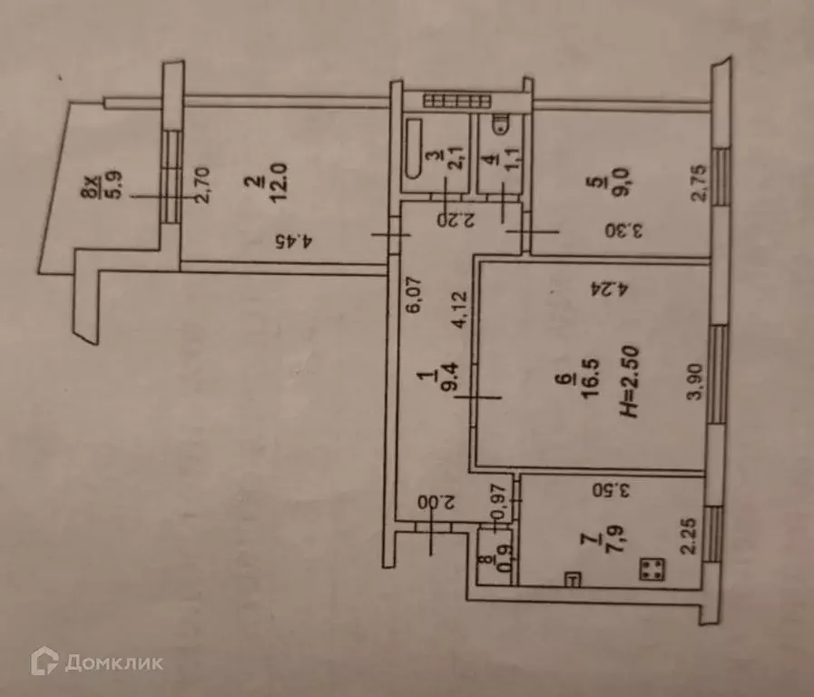 Продаётся 3-к квартира, 64 м - Фото 0
