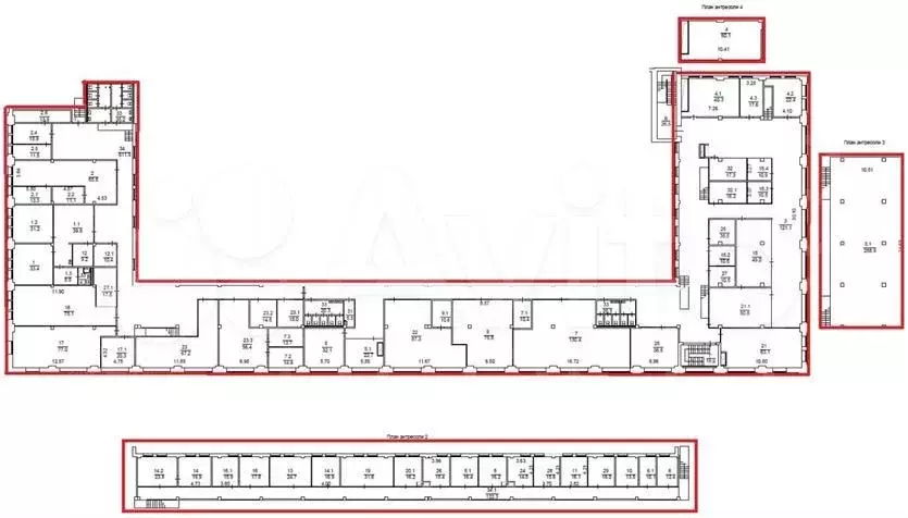 Аренда офиса 2950 м2 м. Тульская в юао - Фото 0