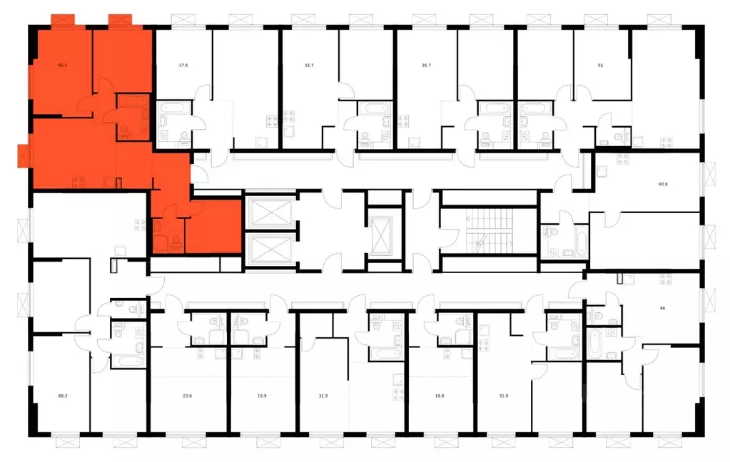 2-к кв. Московская область, Котельники Белая Дача мкр, 29 (65.1 м) - Фото 2