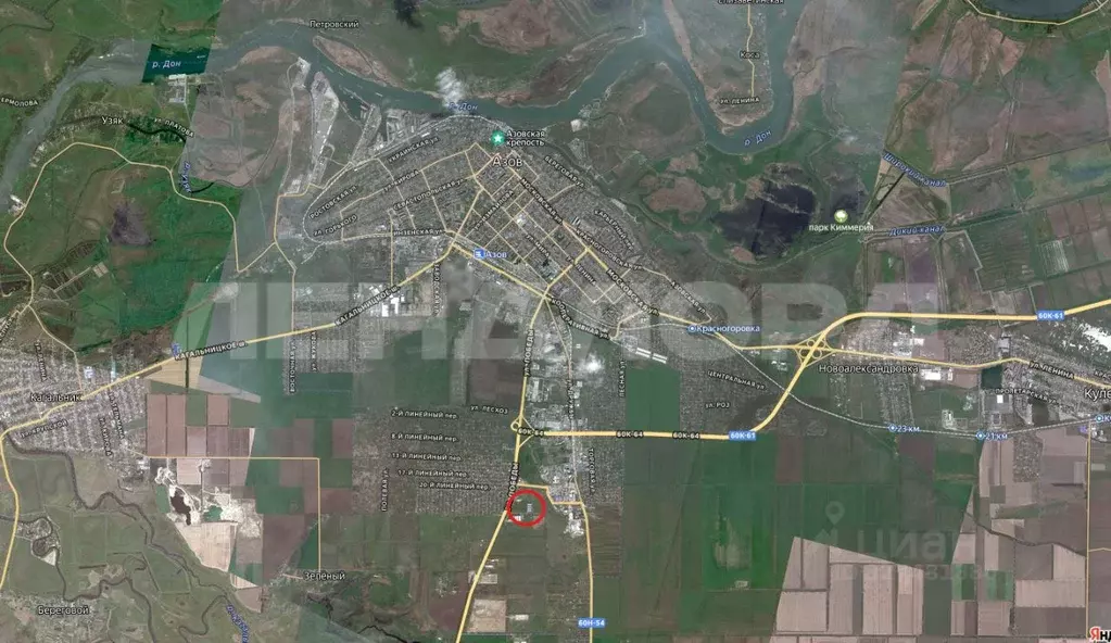 Участок в Ростовская область, Азов Азовский район, ул. Победы (400.0 ... - Фото 2