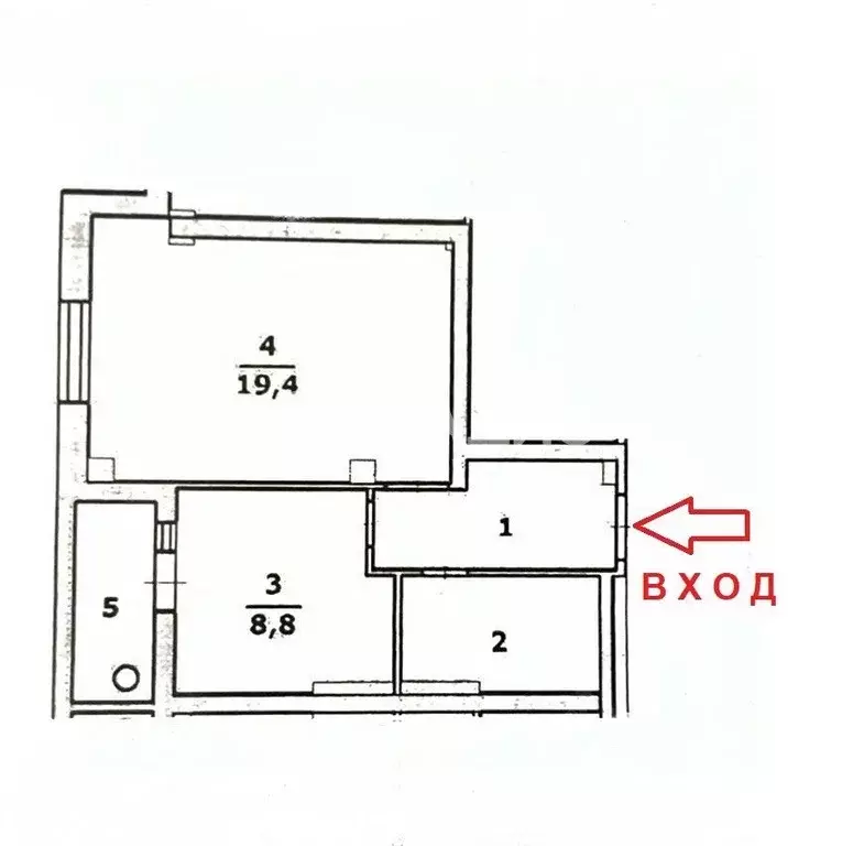 1-к кв. Белгородская область, Белгород ул. Виктора Лосева, 25 (38.1 м) - Фото 2