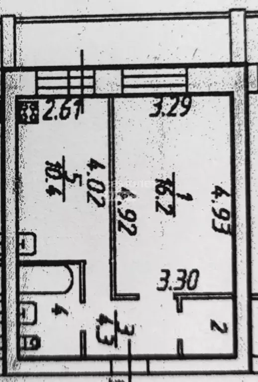 1-к кв. Вологодская область, Вологда Дальняя ул., 24 (37.0 м) - Фото 1