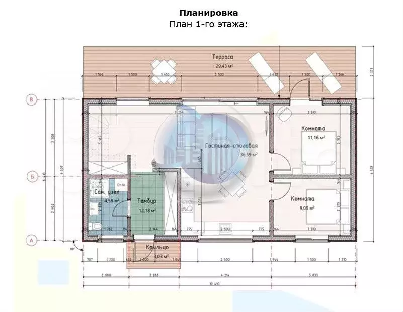 Дом 120 м на участке 5,5 сот. - Фото 1