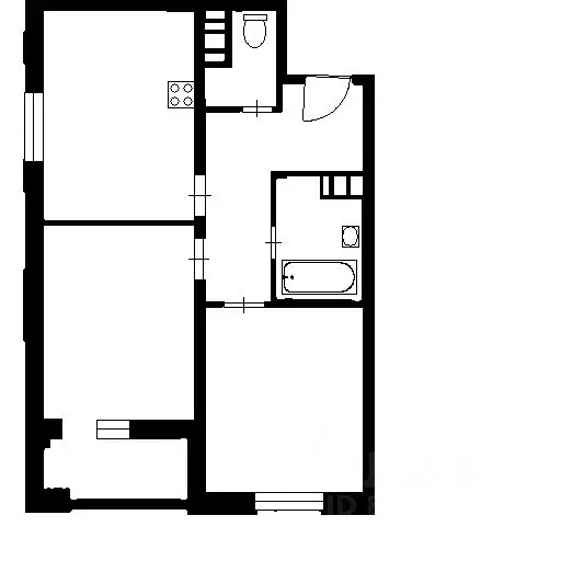 2-к кв. Иркутская область, Ангарск 76-й кв-л, 15 (53.0 м) - Фото 1