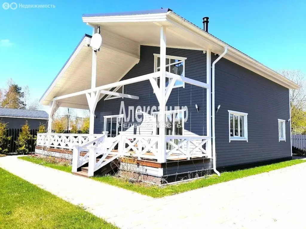 Дом в посёлок Ромашки, Мельничная улица (202.6 м) - Фото 1
