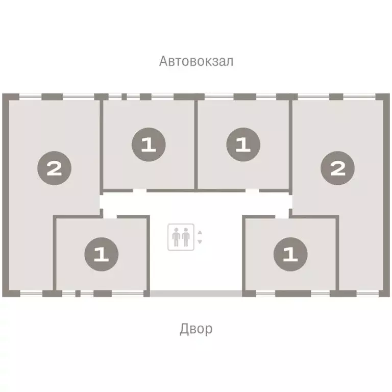 2-комнатная квартира: Тюмень, улица Республики, 205к1 (70.33 м) - Фото 2