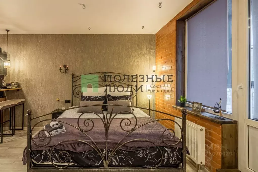 Студия Санкт-Петербург ул. Русановская, 19к5 (28.0 м) - Фото 1