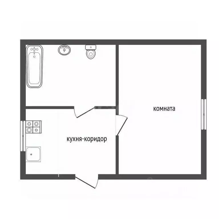 Комната Воронежская область, Воронеж Московский просп., 129А (17.1 м) - Фото 1