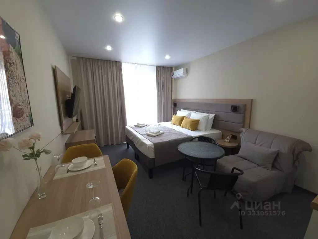 Студия Краснодарский край, Сочи ул. Искры, 88к2 (27.5 м) - Фото 2