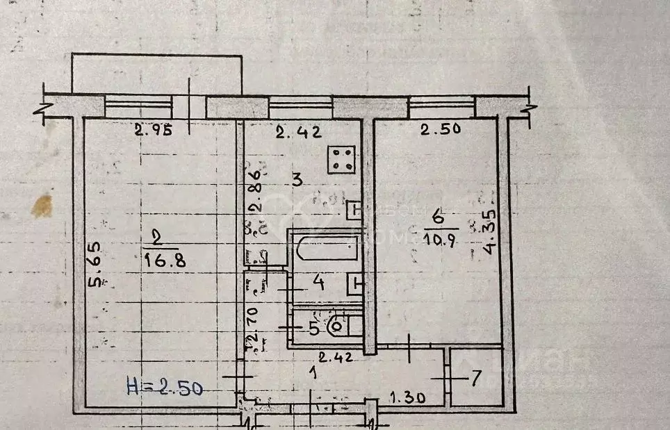 2-к кв. Волгоградская область, Волгоград пос. Ангарский, ул. ... - Фото 2