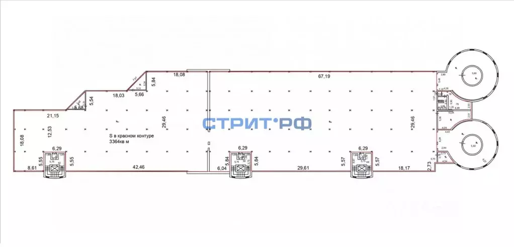 Торговая площадь в Московская область, Красногорск бул. Красногорский, ... - Фото 2