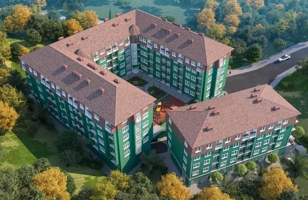 Студия Краснодарский край, Сочи Адлер жилрайон, ул. Известинская (28.8 ... - Фото 1