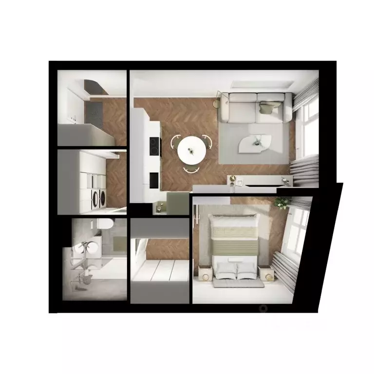 1-к кв. Москва Саларьево Парк жилой комплекс, 74.2 (40.4 м) - Фото 1