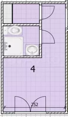 Квартира-студия, 10,2 м, 1/8 эт. - Фото 0