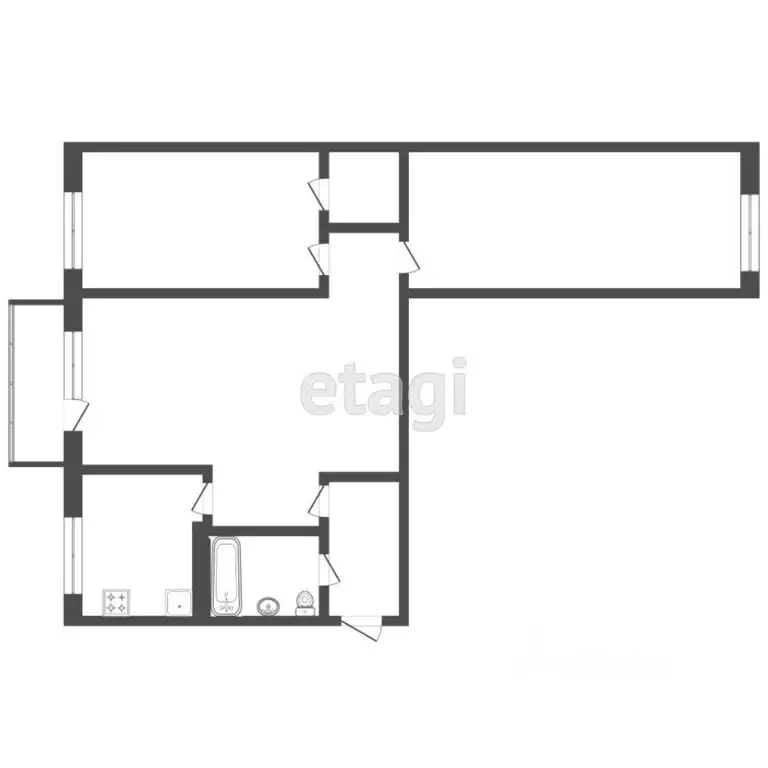 3-к кв. Мордовия, Саранск просп. 60 лет Октября, 73 (58.3 м) - Фото 2