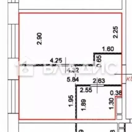 1-к кв. Москва Нагатинская наб., 10А (33.8 м) - Фото 2