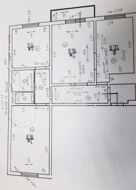 3-к кв. Калининградская область, Калининград Пригородная ул., 13к1 ... - Фото 2