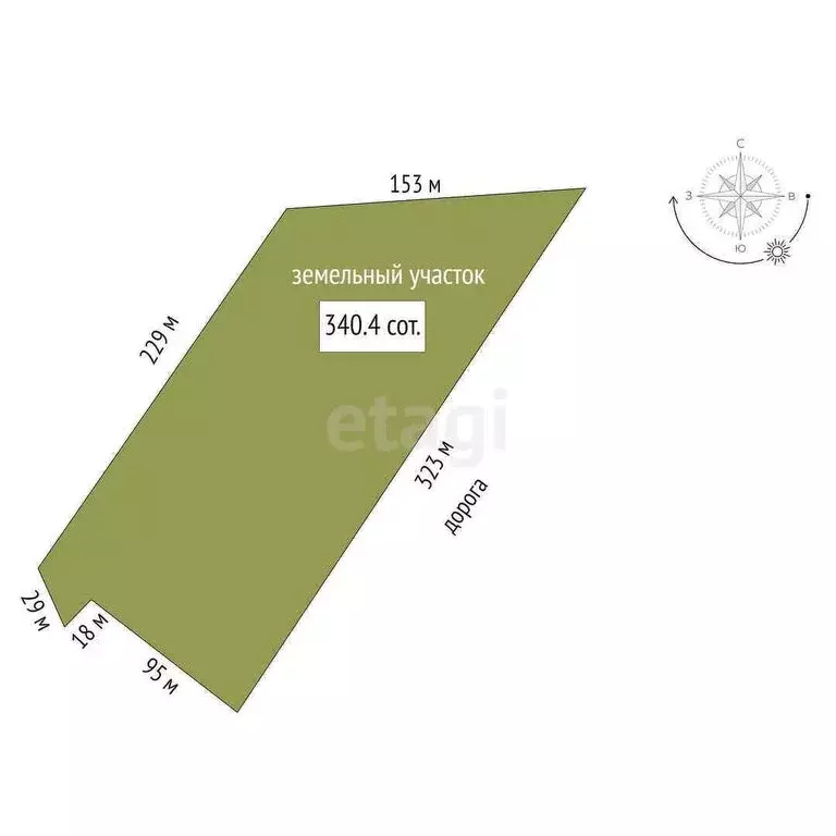 Участок в Судиславский район, Расловское сельское поселение, деревня ... - Фото 1