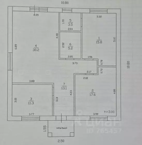 Дом в Татарстан, Лаишевский район, Егорьевское с/пос, д. Кзыл-Иль ул. ... - Фото 2
