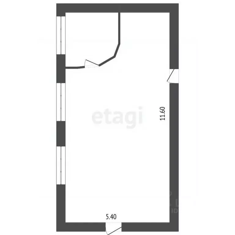 Помещение свободного назначения в Тюменская область, с. Юргинское ул. ... - Фото 2