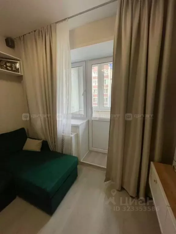 1-к кв. Татарстан, Казань ул. Чапаева, 26 (29.8 м) - Фото 2