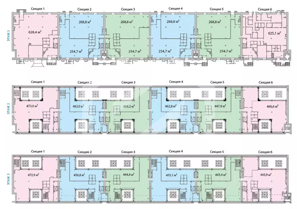 Помещение свободного назначения в Москва Спартаковский пер., 2С1 (252 ... - Фото 2