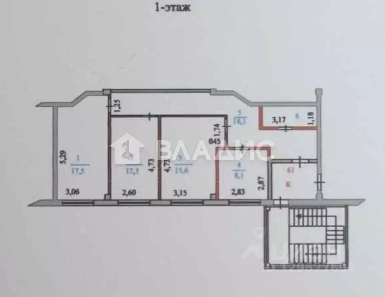 3-к кв. Пензенская область, Пензенский район, Засечный сельсовет, с. ... - Фото 2
